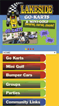 Mobile Screenshot of lakesidegokarts.ca